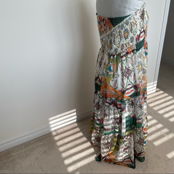 NWOT CityChic strapless maxi dress tiered - Picture 5 of 7